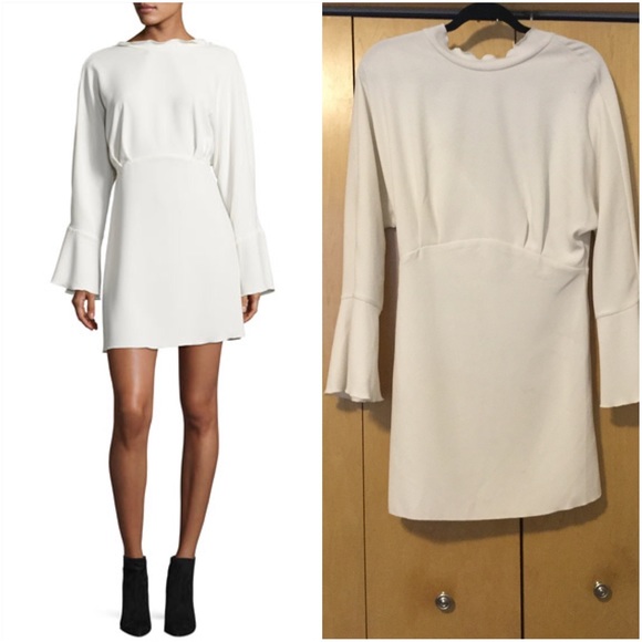 IRO Dresses & Skirts - Iro Ivanoe Deep-V Back Bell-Sleeve Mini Dress